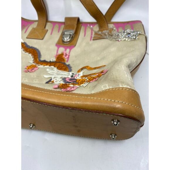 DOONEY & BOURKE Shoulder Tote Bag Customized Tan - Picture 7 of 15